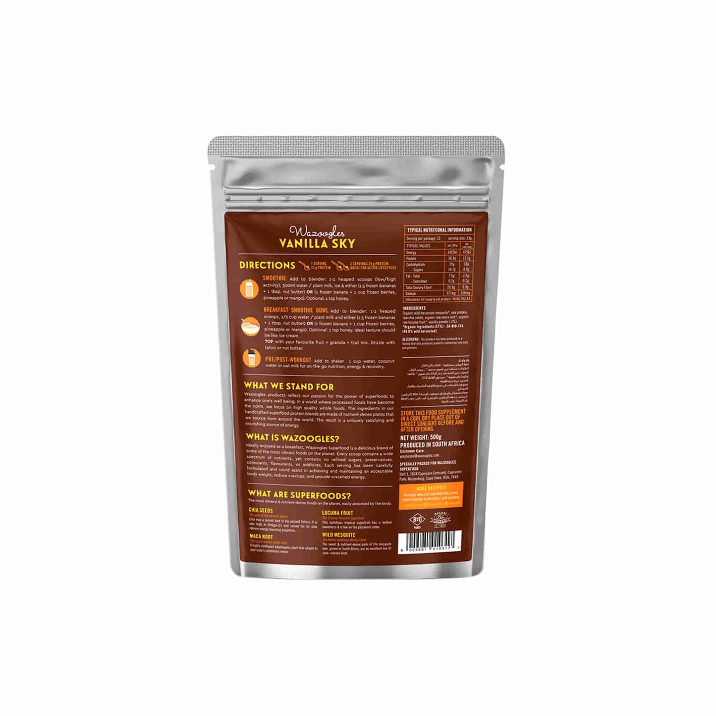 Wazoogles Superfood Vanilla Sky Wazoogles