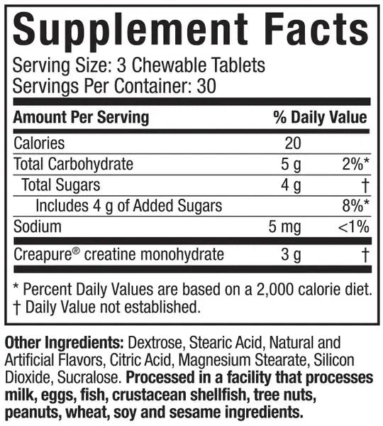 Muscletech Creatine Chews US Muscletech