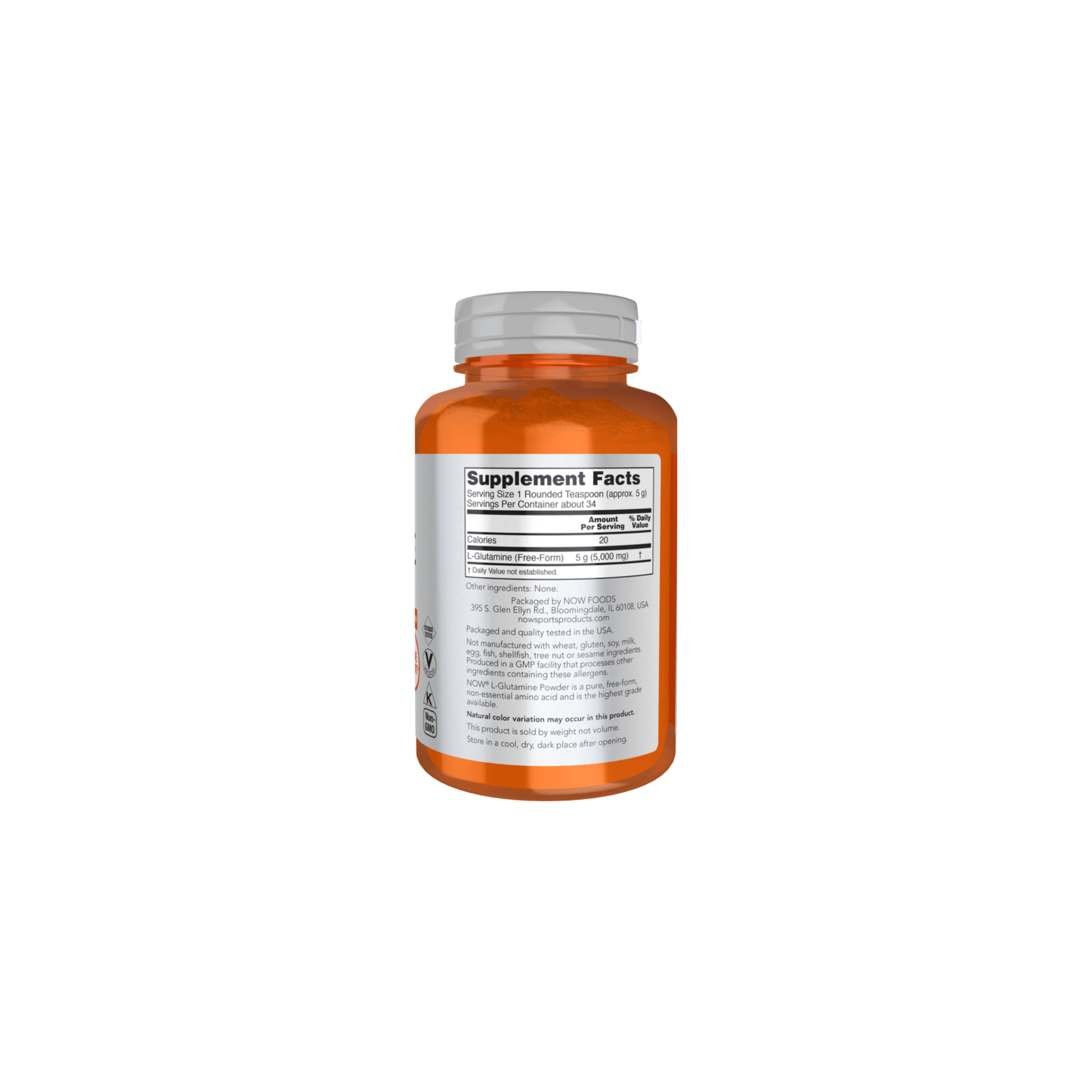 Now Sports L-Glutamine Powder 170g