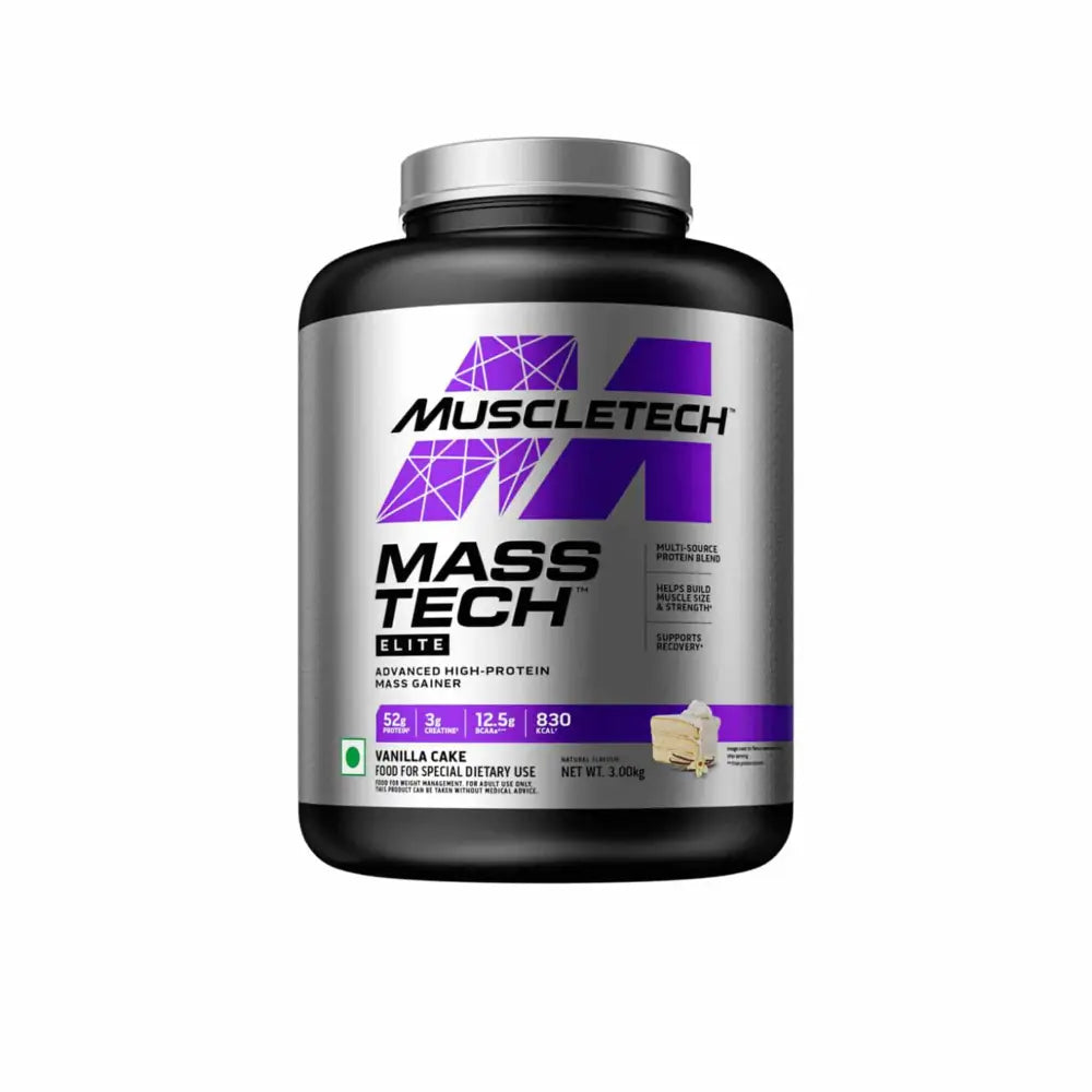 MuscleTech Mass-Tech Elite EU 3.17Kg - 3.17kg / Vanilla - Sports