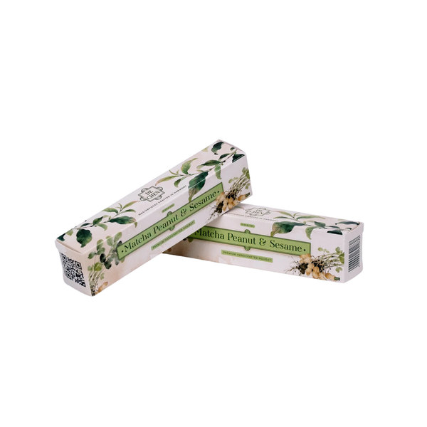 De Chen Matcha Peanut & Sesame Nougat Bar