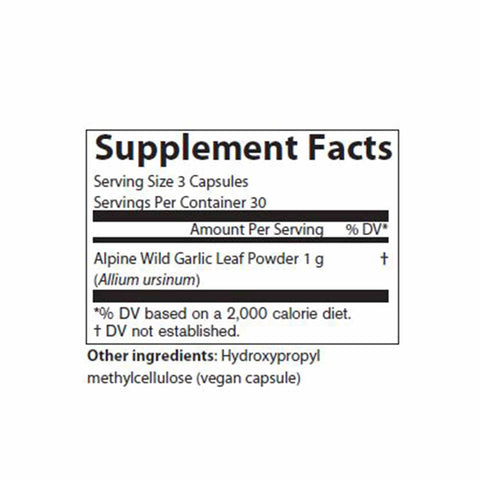 Aim Bear Paw Garlic Vegan Capsules