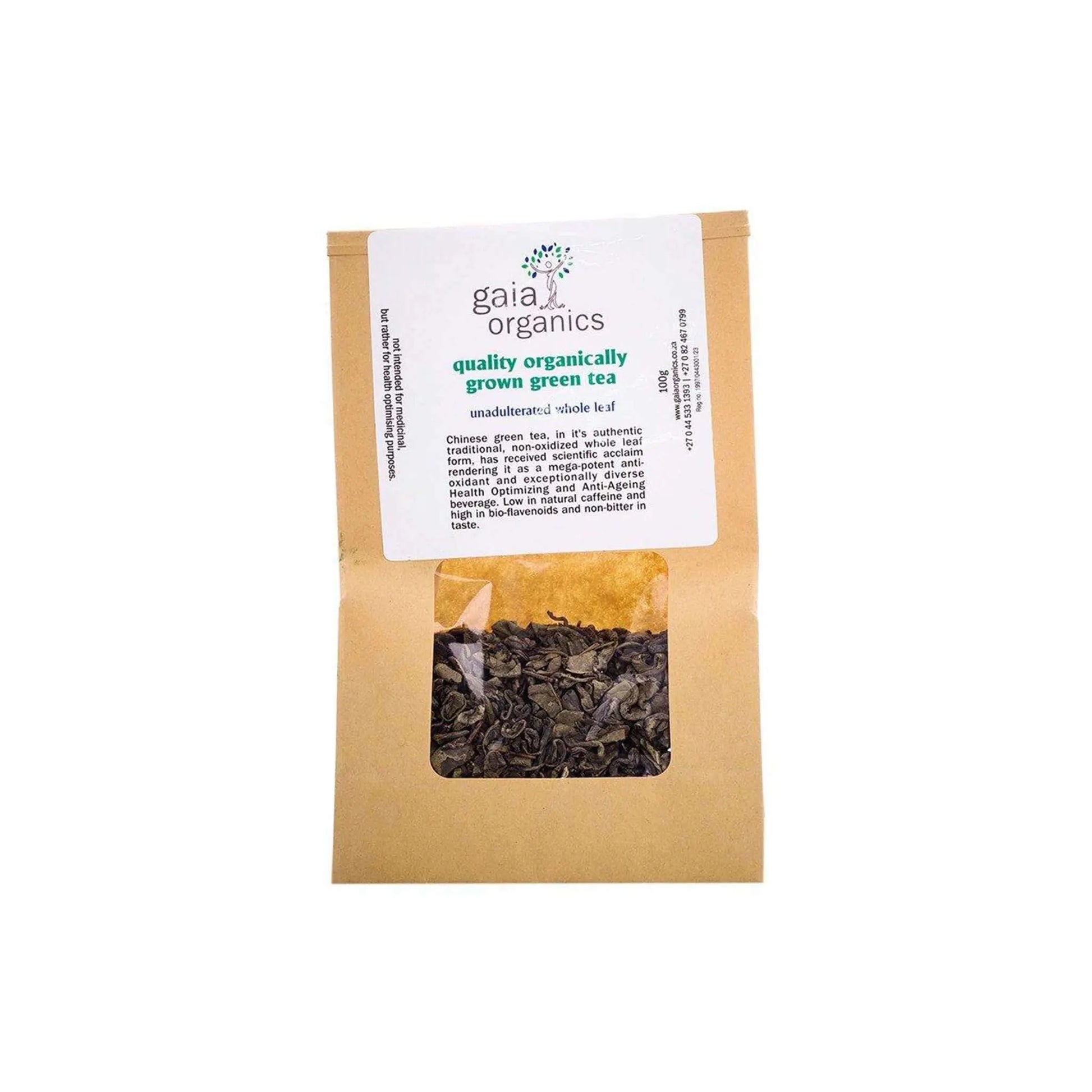 GAIA GREEN TEA LOOSE - Gaia Organics | Energize Health