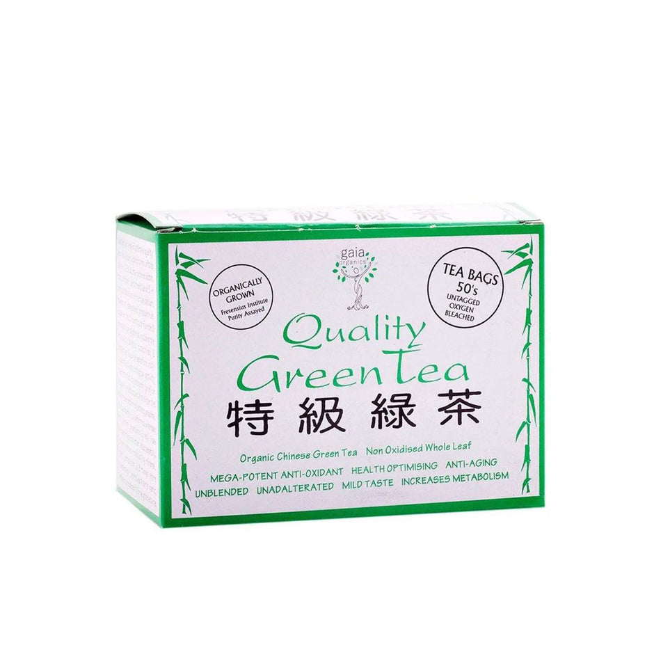 GAIA GREEN TEA BAGS - Gaia Organics | Energize Health