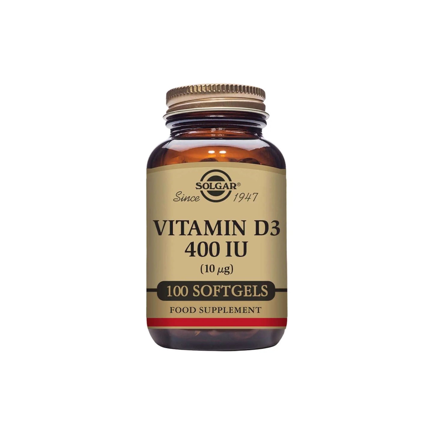 SOLGAR VITAMIN D3 10ug - Solgar | Energize Health