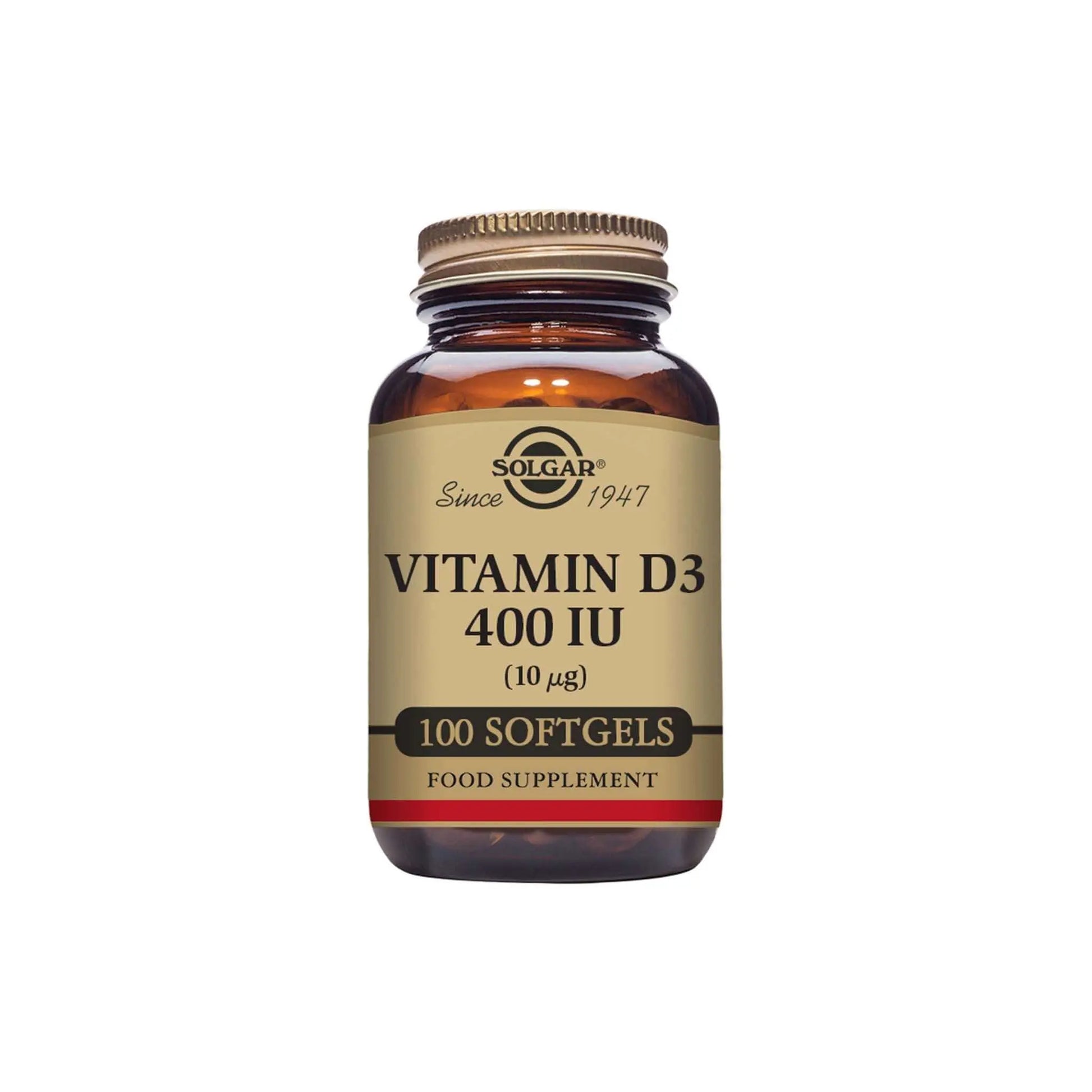 SOLGAR VITAMIN D3 10ug - Solgar | Energize Health