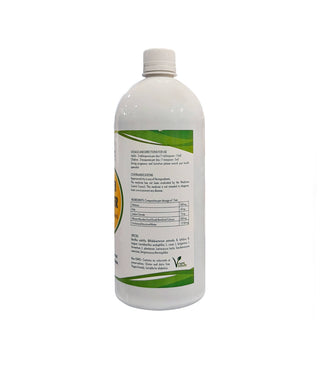 Bottle of Efficient Microbes Health Booster Extra Strength with label displaying ingredients and usage instructions.