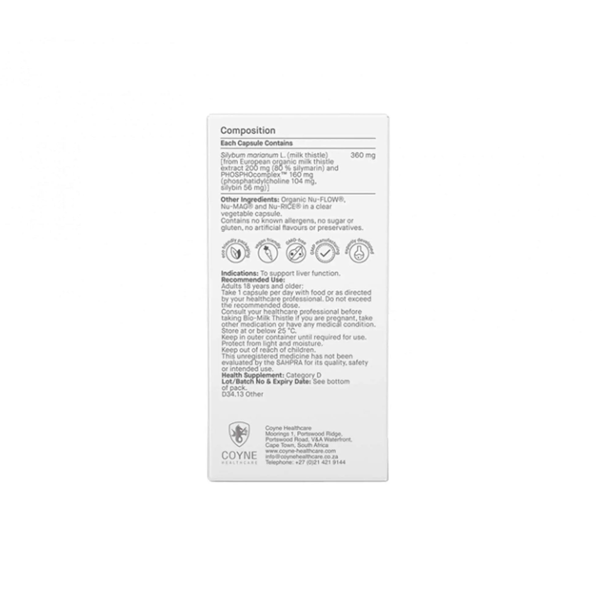 Biomax Bio-Milk Thistle Coyne