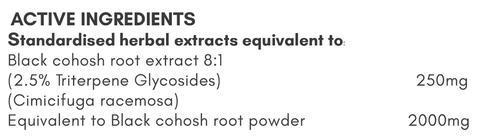 NUTRIGREEN BLACK COHOSH - Nutrigreen | Energize Health