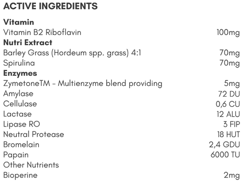 NUTRIGREEN VITA B2 RIBOFLAVIN - Nutrigreen | Energize Health