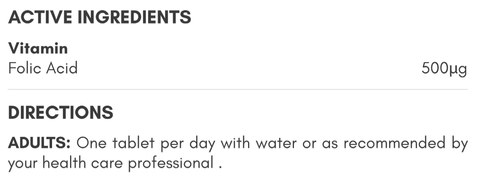 Nutrigreen Vita B9 Folic Acid