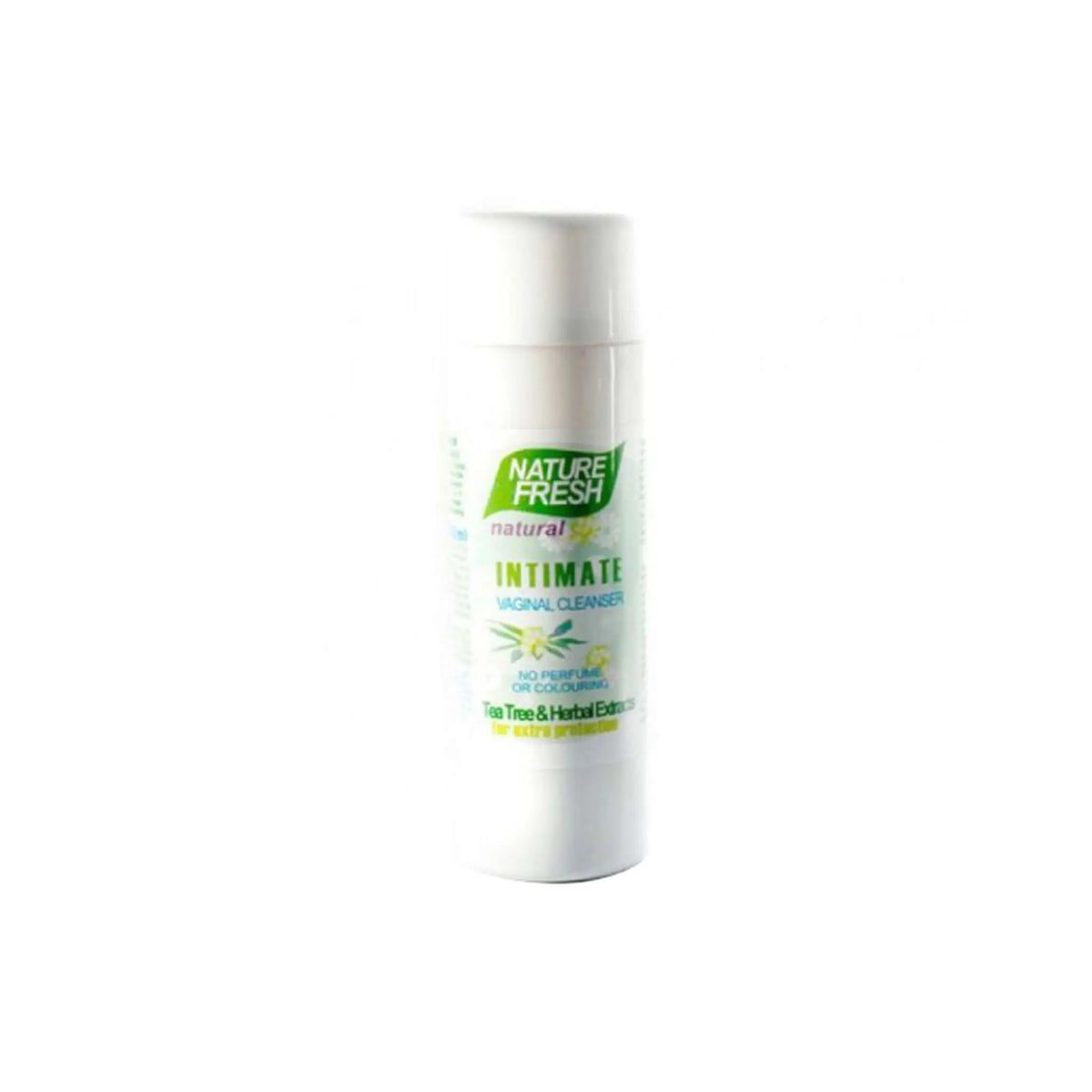 Nature Fresh Intimate Cleanser with Tea Tree, pH 3.5 vaginal wash for infections and irritations.