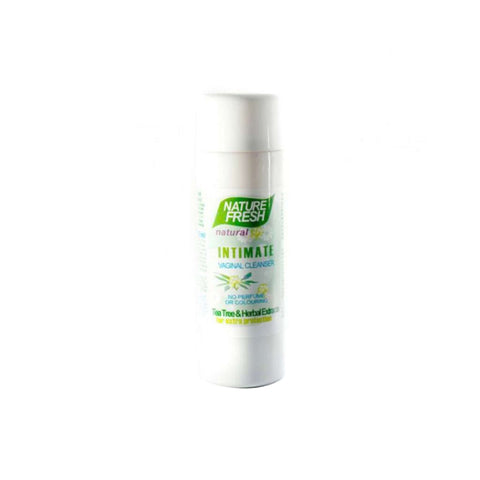Nature Fresh Intimate Cleanser with Tea Tree, pH 3.5 vaginal wash for infections and irritations.