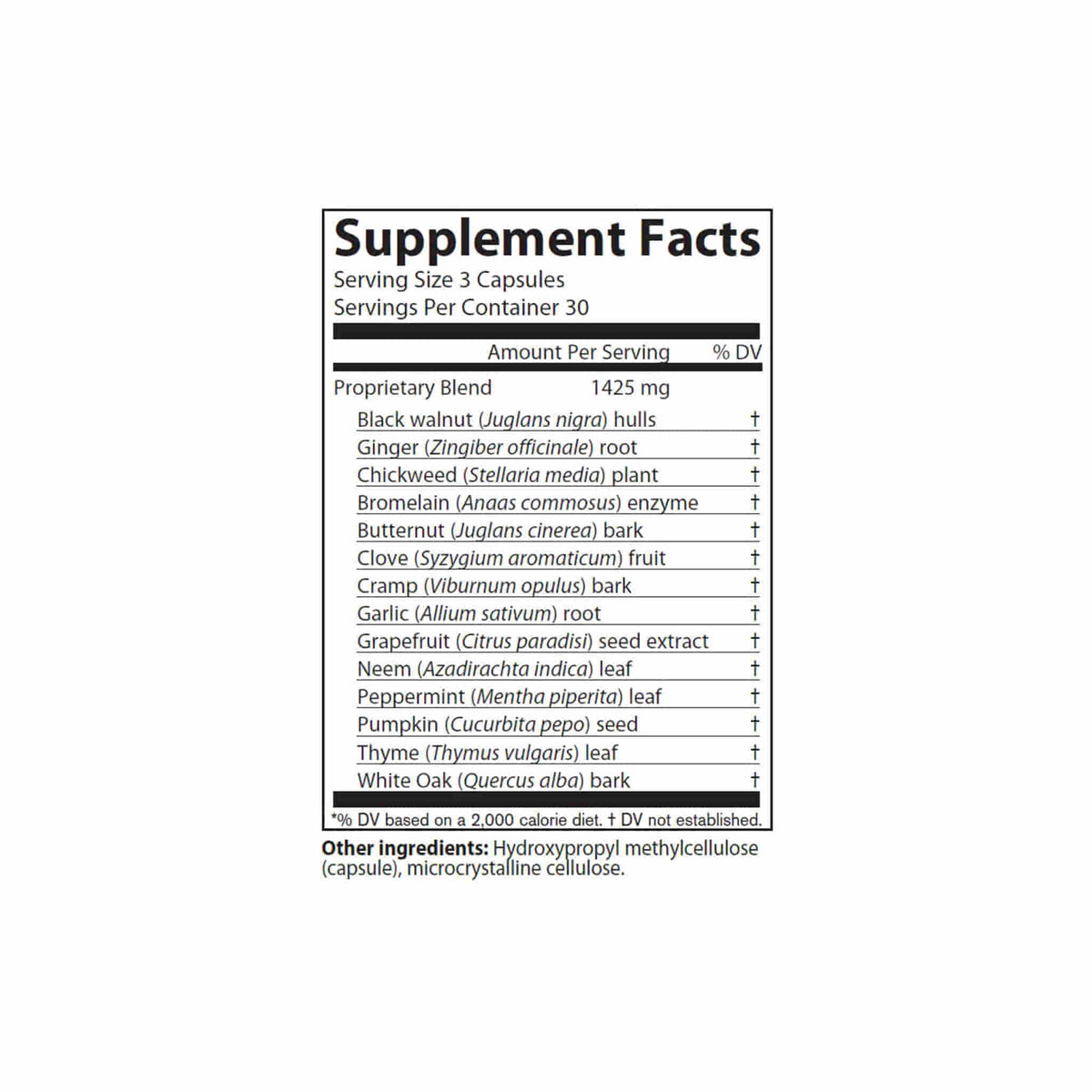 Aim Para 90 Vegan Capsules Aim