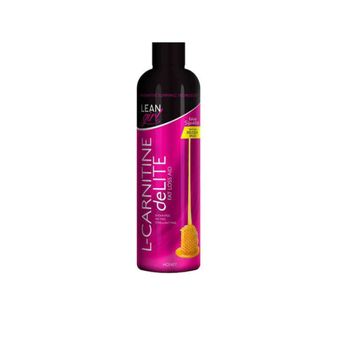 Pro Nutrition Lean Girl L-Carnitine Liquid in Honey flavor for fat loss and lean muscle support.