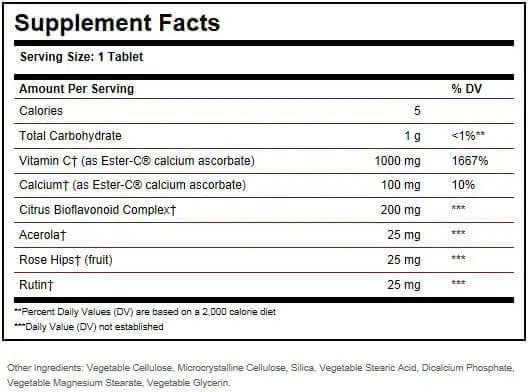SOLGAR ESTER C PLUS 1000MG - Solgar | Energize Health
