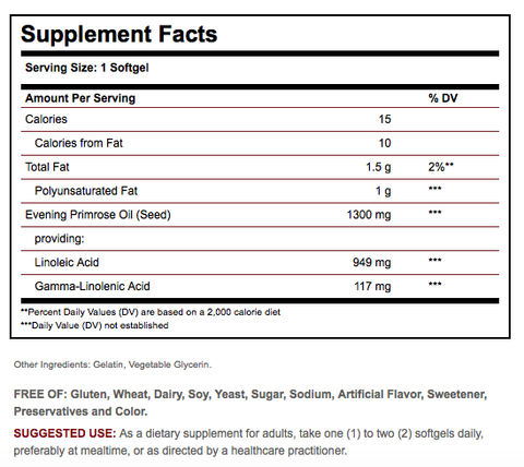 SOLGAR EVENING PRIMROSE 1300MG - Solgar | Energize Health