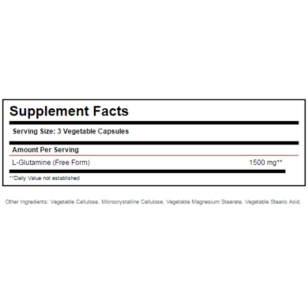 SOLGAR L-GLUTAMINE 500MG - Solgar | Energize Health