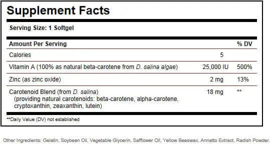 SOLGAR OCEANIC BETA CAROTENE - Solgar | Energize Health