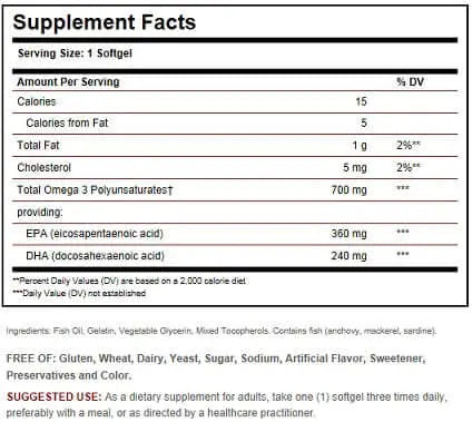 SOLGAR OMEGA-3 700 - Solgar | Energize Health