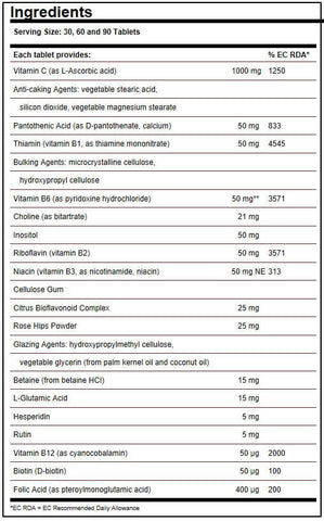SOLGAR ULTIMATE B + C COMPLEX - Solgar | Energize Health