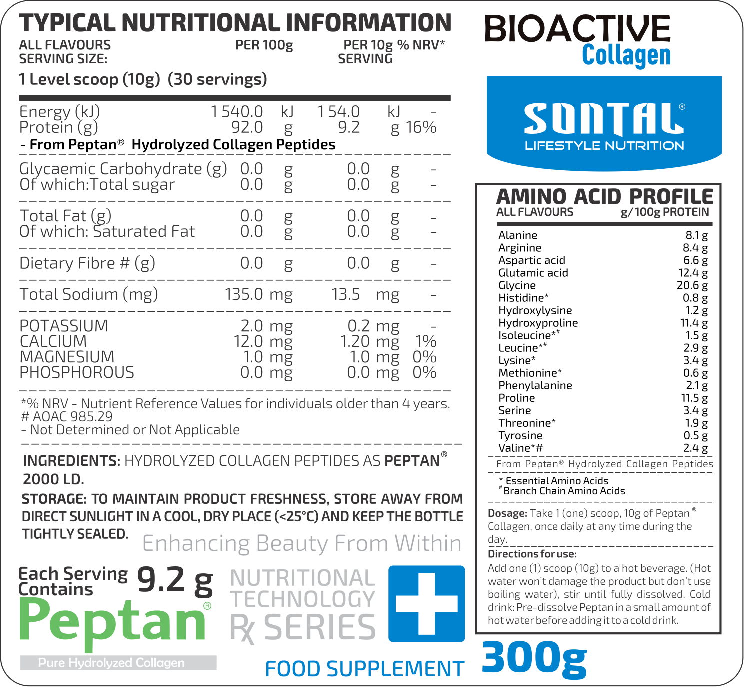 SONTAL PEPTAN COLLAGEN - Sontal | Energize Health