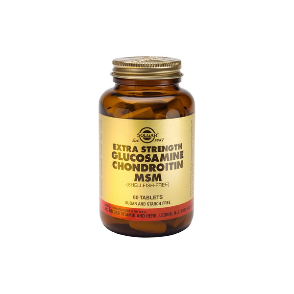 SOLGAR GLUCOSAMINE CHONDROITIN MSM EXTRA STRENGTH - Solgar | Energize Health