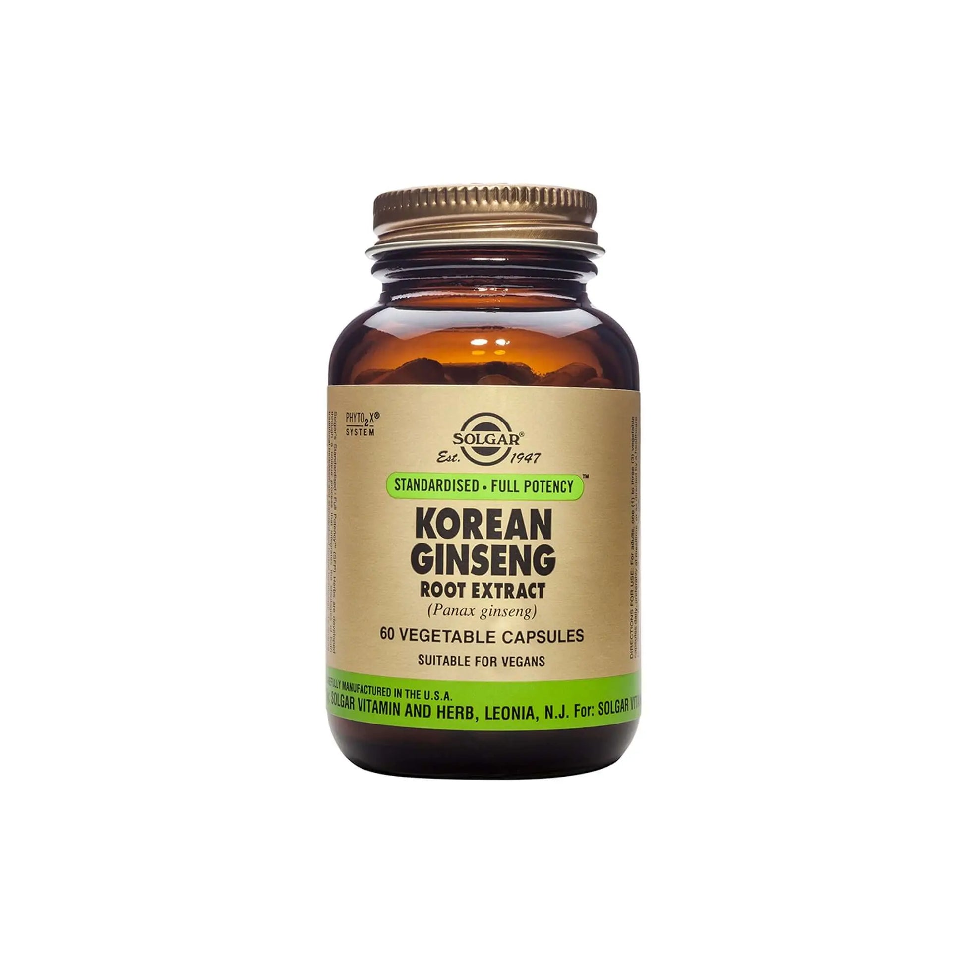 SOLGAR KOREAN GINSENG - Solgar | Energize Health