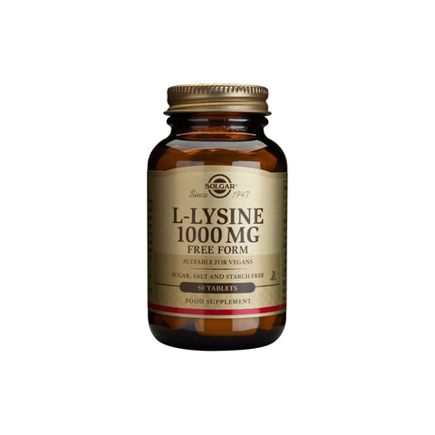 SOLGAR L-LYSINE 1000MG - Solgar | Energize Health