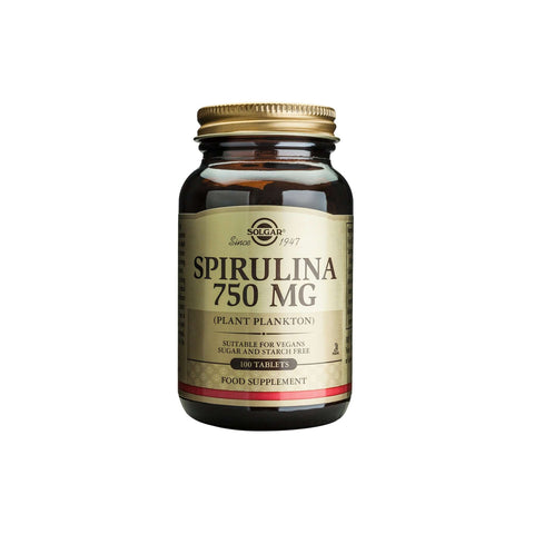 SOLGAR SPIRULINA 750MG - Solgar | Energize Health