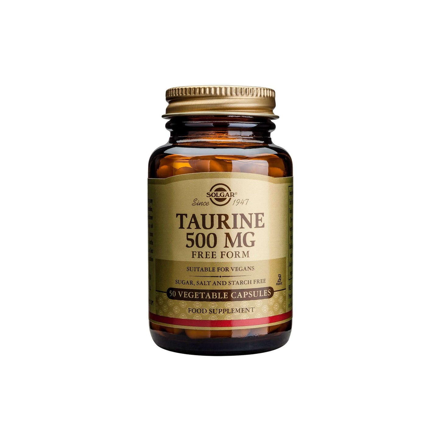 SOLGAR TAURINE 500MG - Solgar | Energize Health