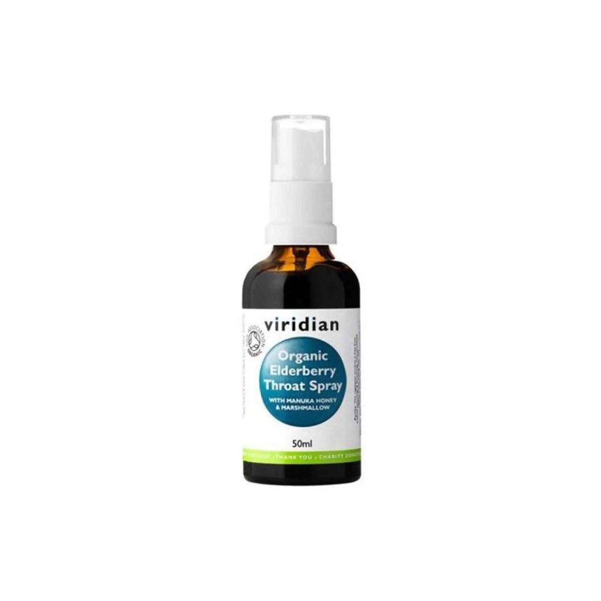 Viridian Organic Elderberry Throat Spray Viridian