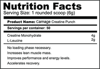 Carnage Creatine Punch